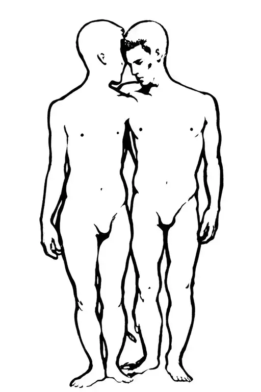 2 Naked Men Who Get Around