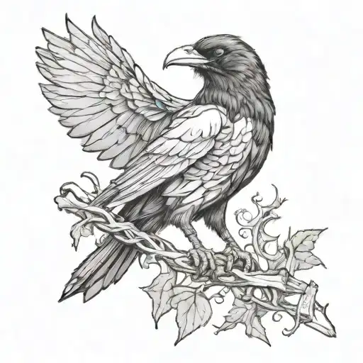 Armband With The Raven Of Blackbird-alterbridge