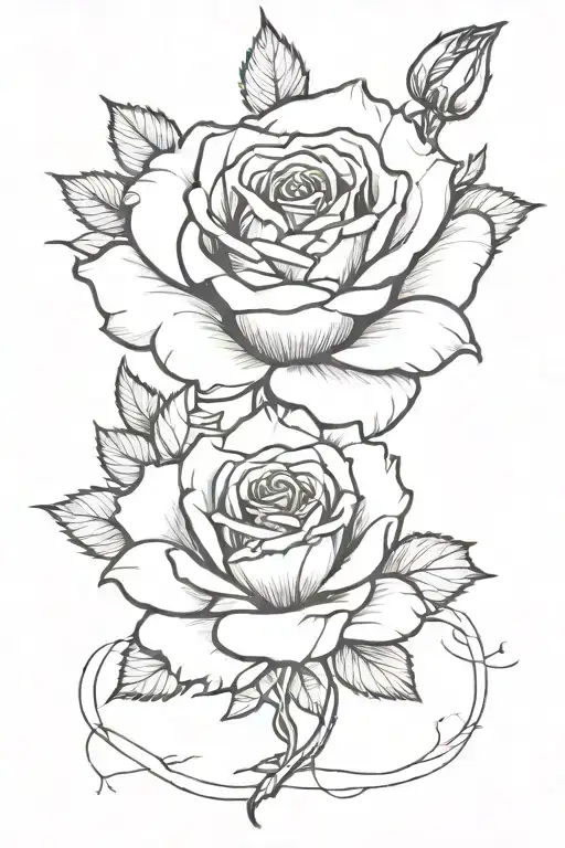 Until The Last Pedal Has Fallen With A Rose At The Top