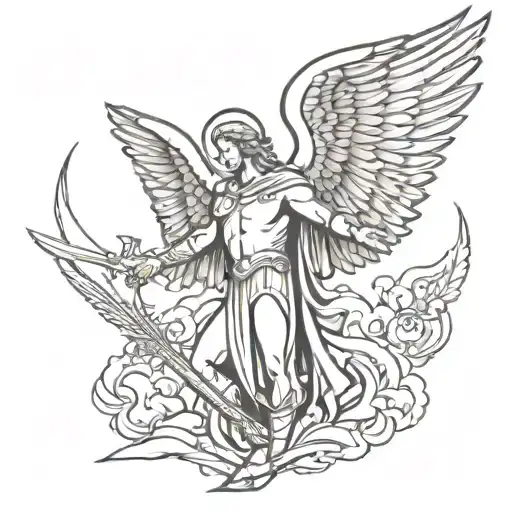 Archangel Michel With Sword