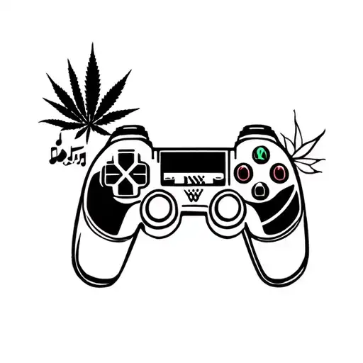 Weed Music Play Station Controller
