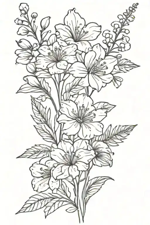 Birth Flowers May January March August