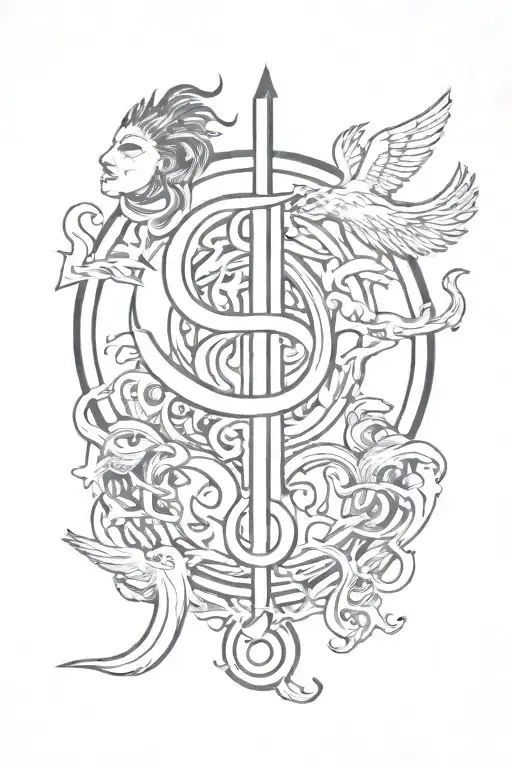 The Furies With A Semi Colon Symbol