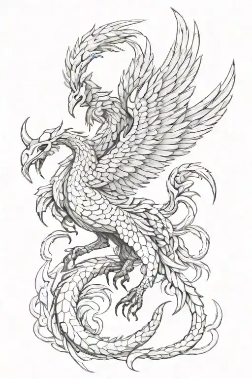 Phoenix With A Scorpion Under Its Talons