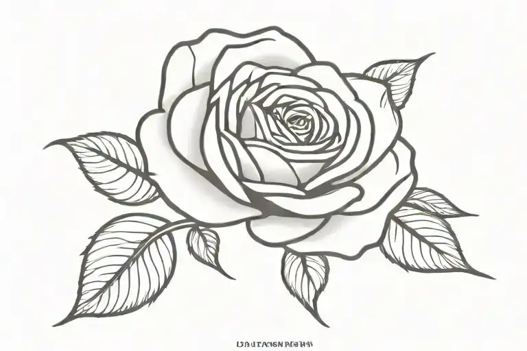 Rose With Yug Name Hidden