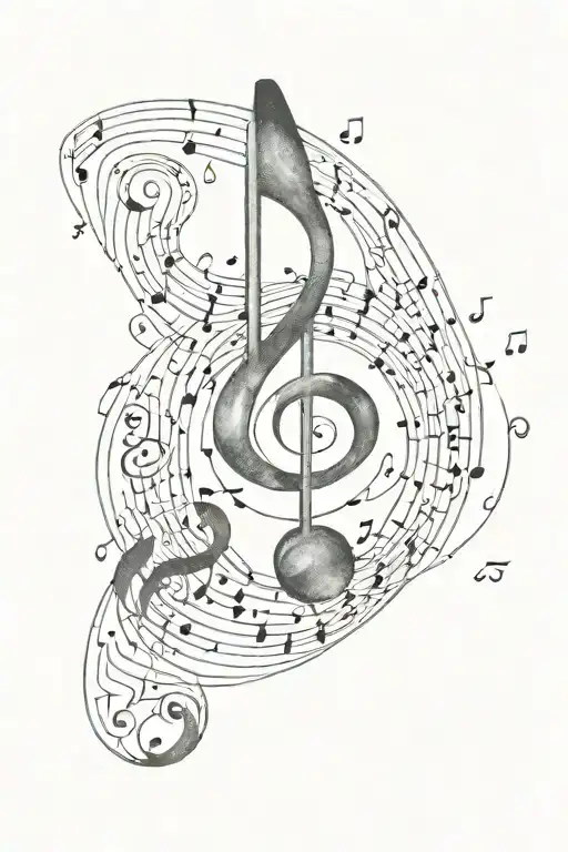 Cerridwen Symbol Music Notes