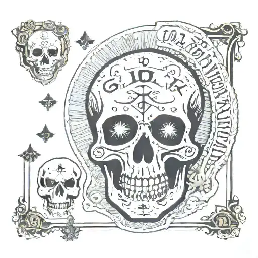Skull Ouija Board