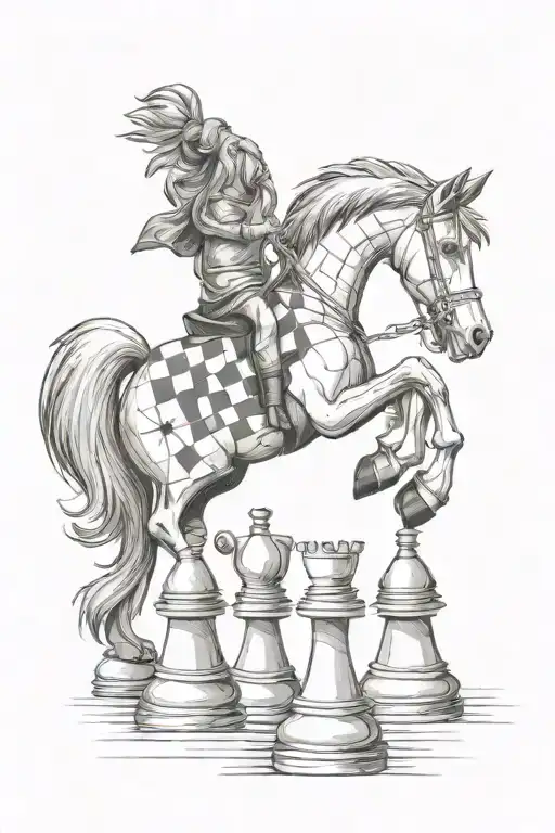 Single Chess Horse