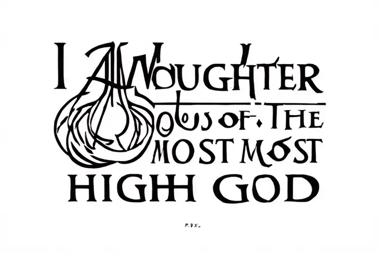 I Am Daughter Of The Most High God
