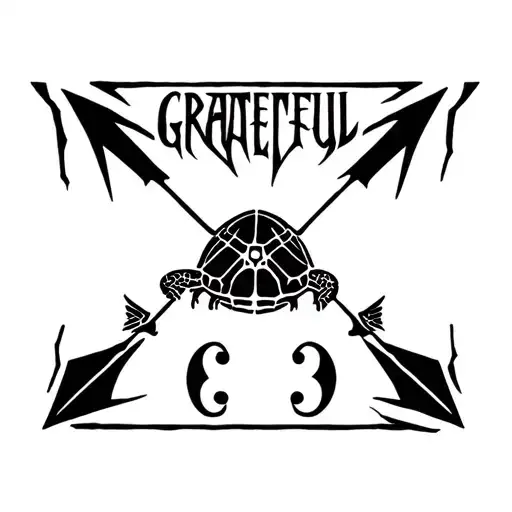 Grateful Dead Terrapin W Broken Arrow And Semi Colon