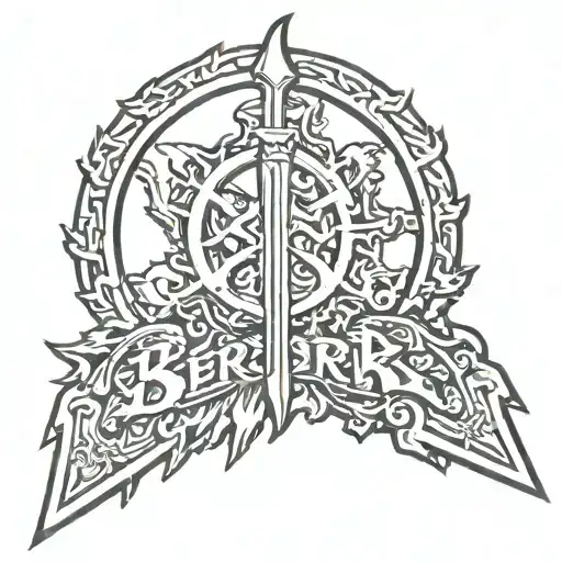 Detailed Berserk Brand Of Sacrifice Symbol