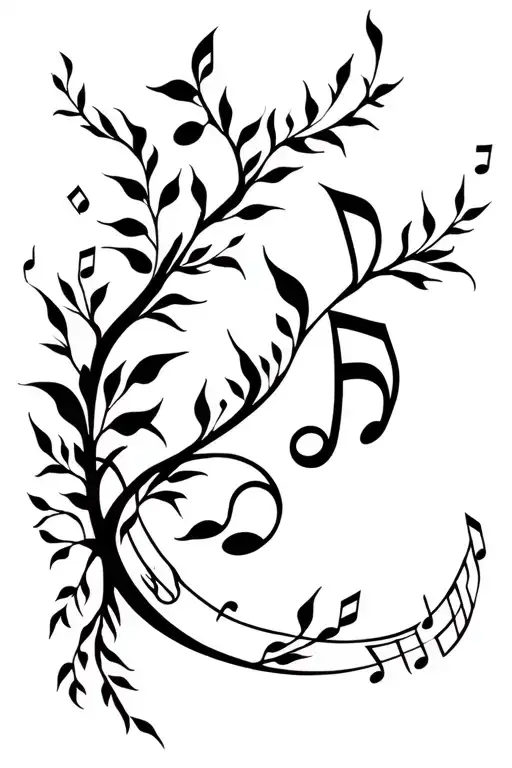 Vines And Music Notes
