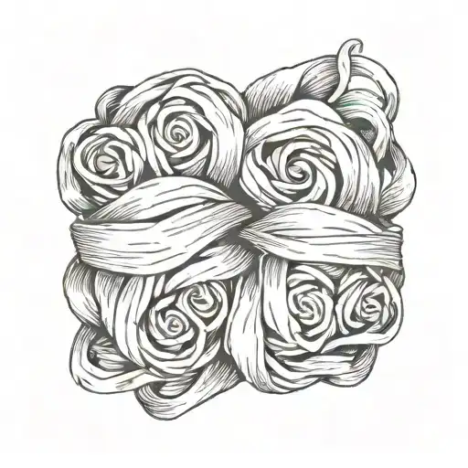 A And O Wrapped Together Symbolizing The Client's Love