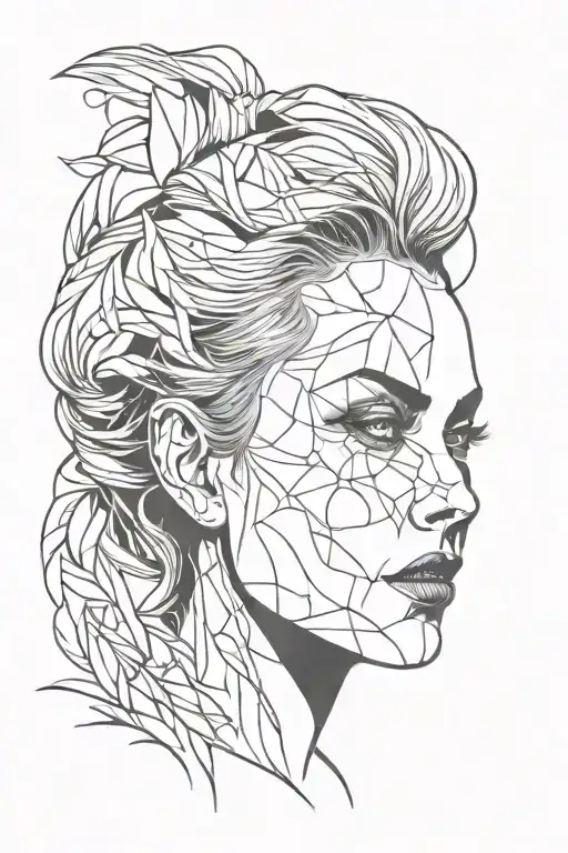 Portrait Of A Vampire Woman