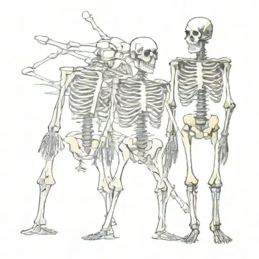 Skeleton Standing Tall