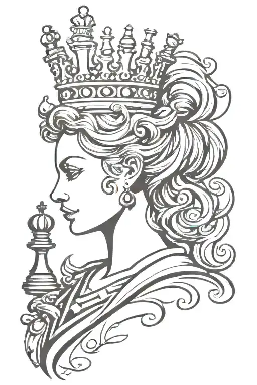 The Chess Queen Piece