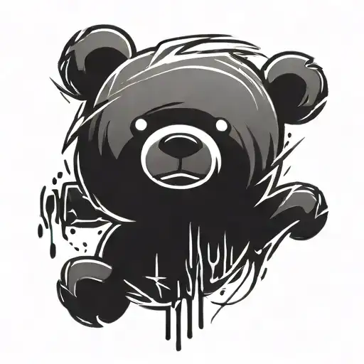 Teddy Bear With Blood