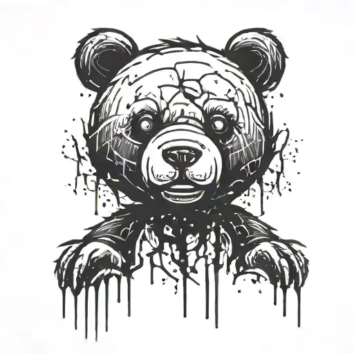 Teddy Bear With Blood