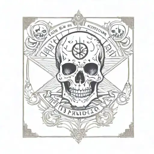 Skull Ouija Board