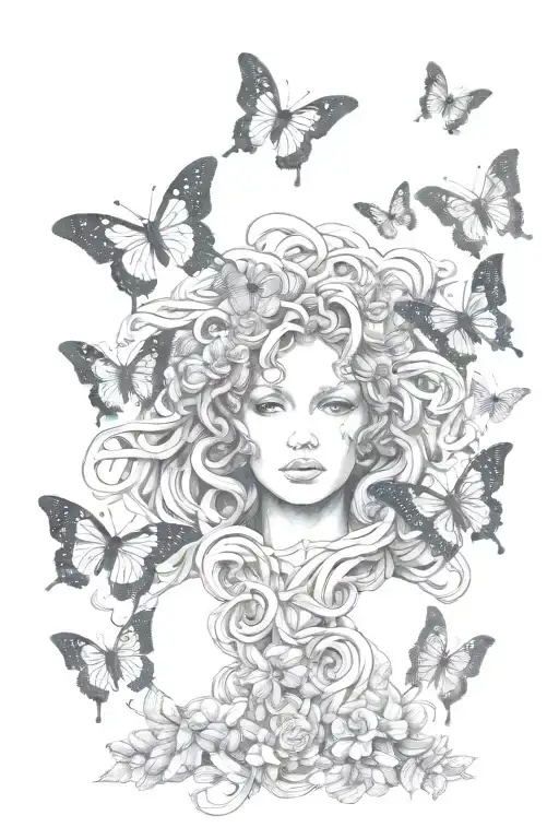 Medusa And Butterfly's