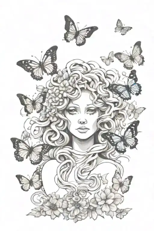 Medusa And Butterfly's