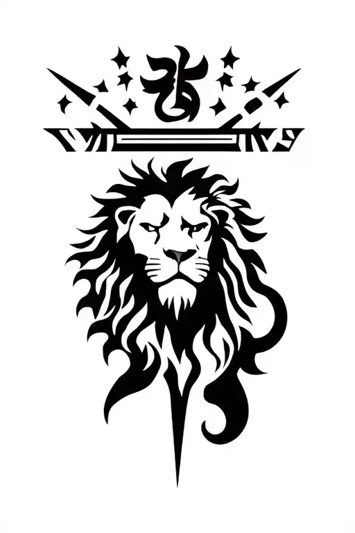 Lion Spartian Soldier