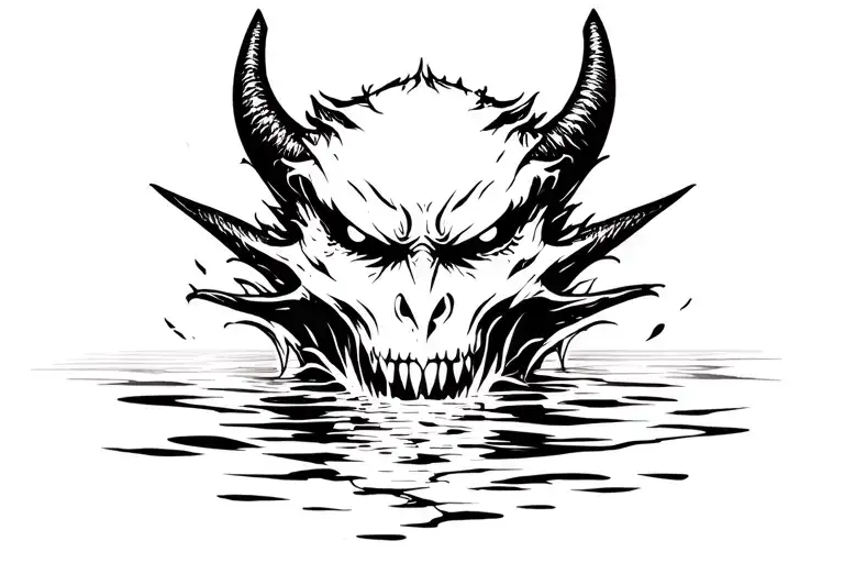 Drowning Demon Face