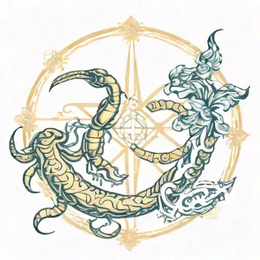 Cancer Zodiac And Virgo Combined Together