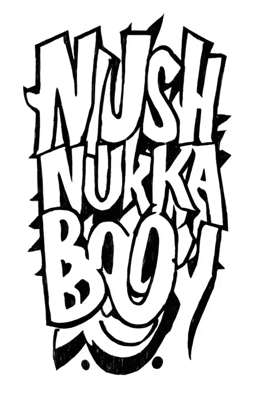 Text Saying Nushkaboy
