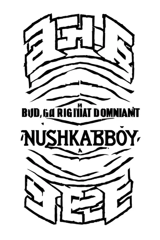 Text Saying Nushkaboy