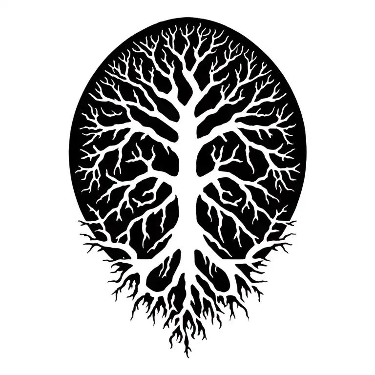 Nordic Tree Roots Spreading