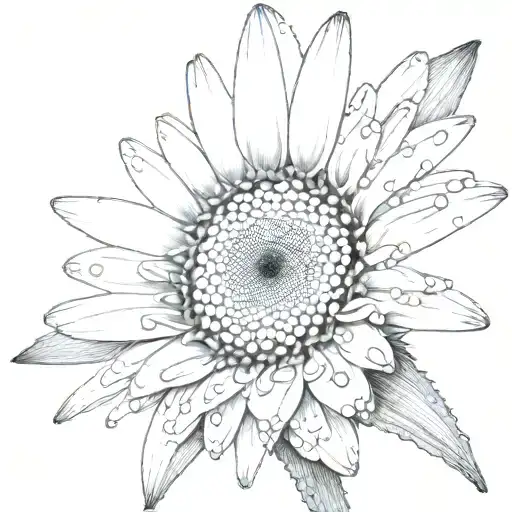 Eye Inside Gerber Daisy