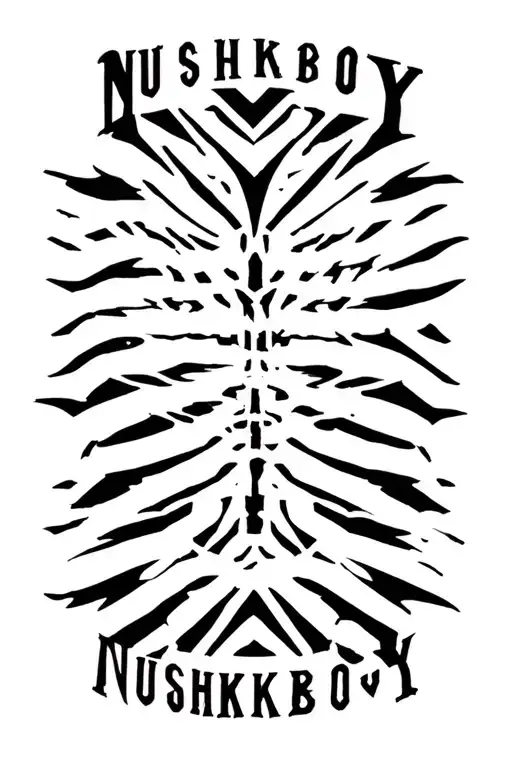 Text Saying Nushkaboy