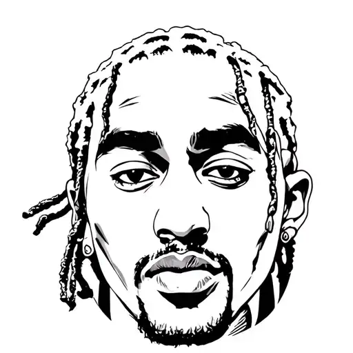 Keep Ya Head Up 2Pac Portrait