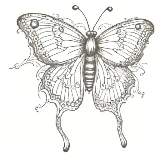 Butterfly With Angel Wing Attached