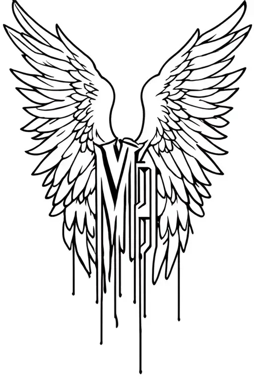 Angel Wings Inside Mvp Word Is Hidden