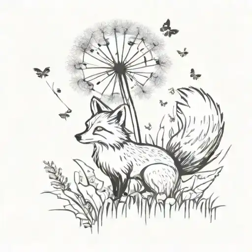 Dandelion And Fox