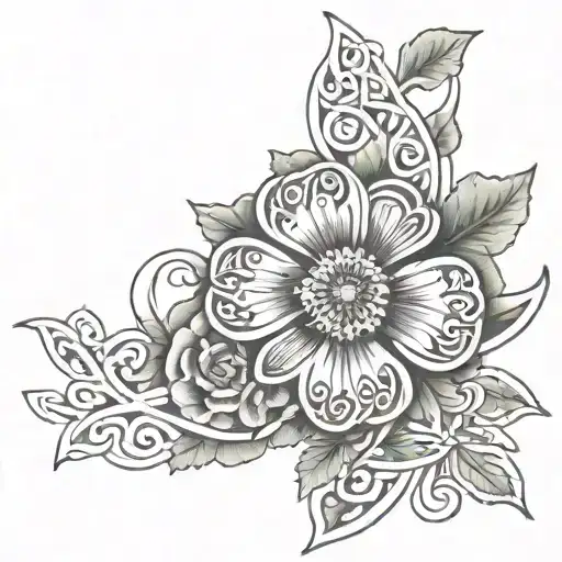 Celtic Tattoo With Poppy's