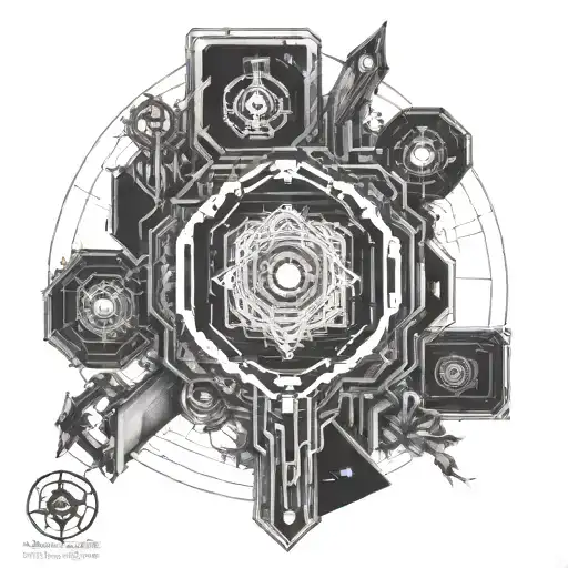 Cyber Realism Blackwork