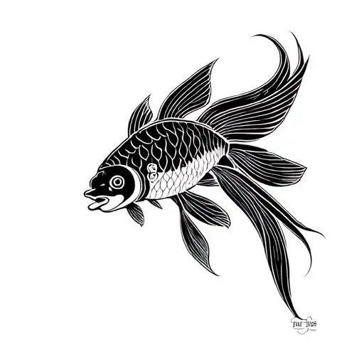 Japanese Koi Afro Indian