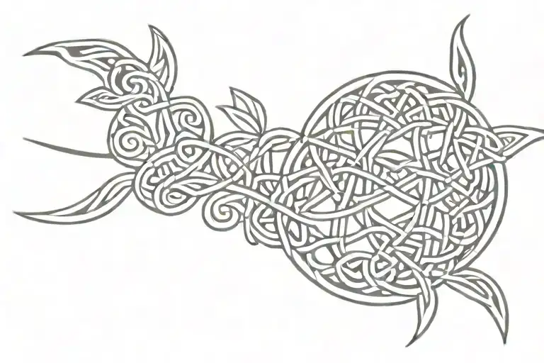 Boho Line Mother Celtic Knot