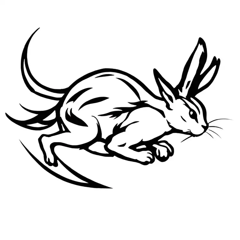 Quick Rabbit Leaping Across