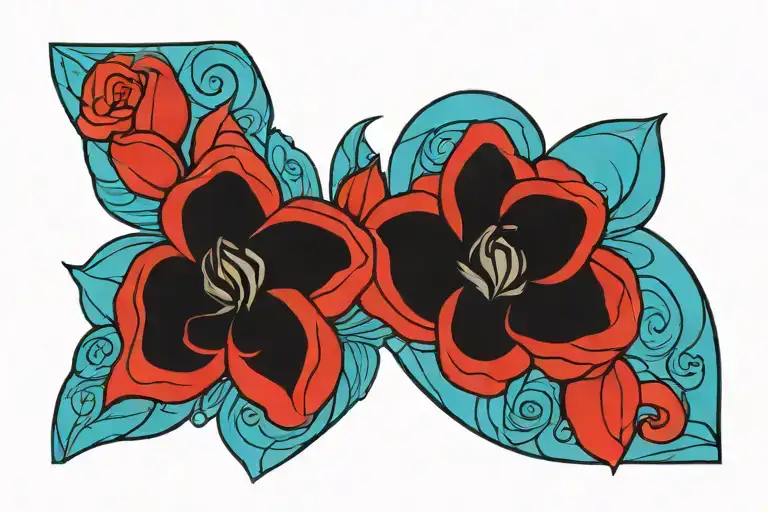 Roses And Heart Shape