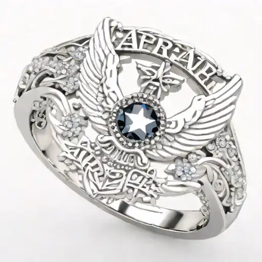 Ring For Airforce Wife Name