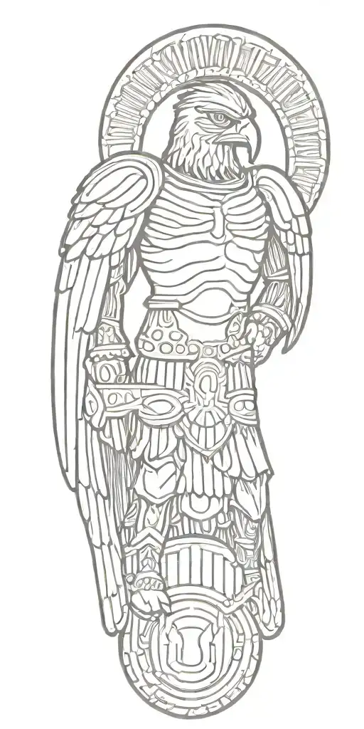 Spartan Hero Greek Tempel Eagle Mythen