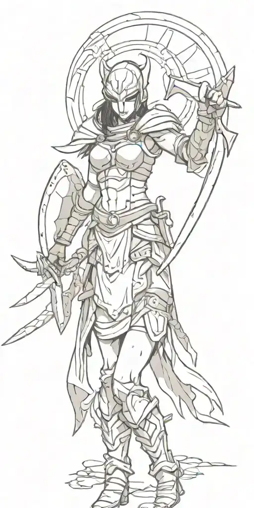 Spartan Fight Demon Girl