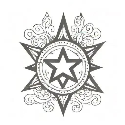 Six Point Star Crown