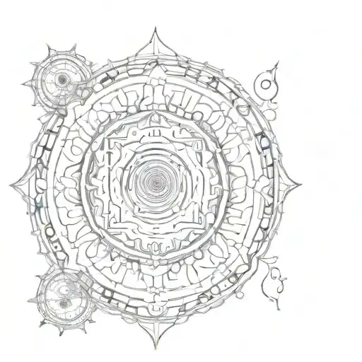 Sudharshan Chakra With 7 Chakras