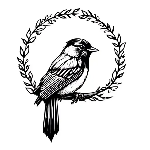 Bird Tattoo Remember Mom