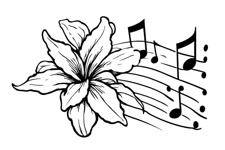 Calls Lilly And Music Note